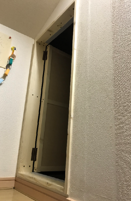 Diy 屋根裏点検口の追加設置 屋根裏収納からの出入り口