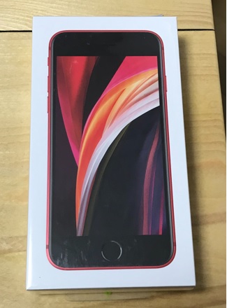 Nojimaの安売りで購入したIphoneSE 第2世代64GB RED