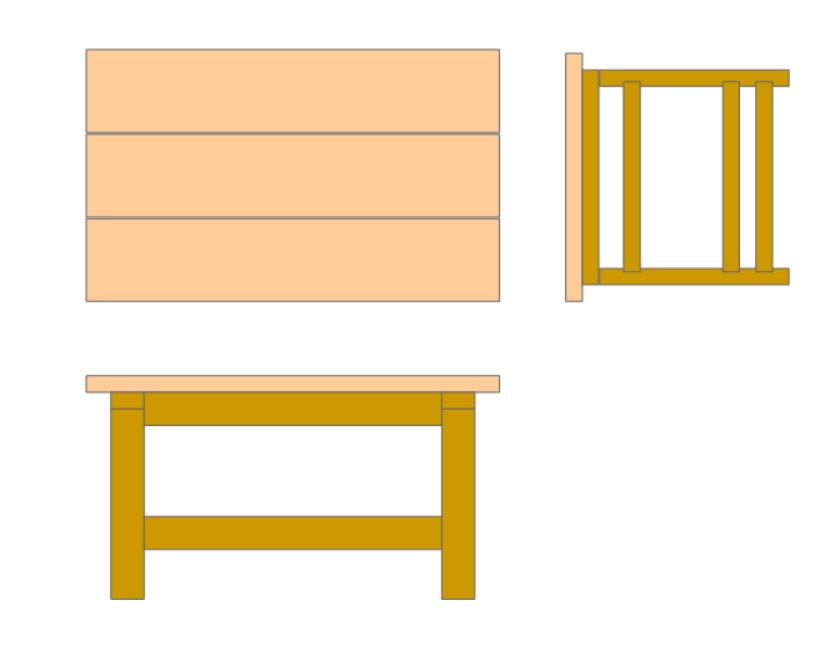 カフェ板の天板と２×４材で在宅勤務用の机をDIYする