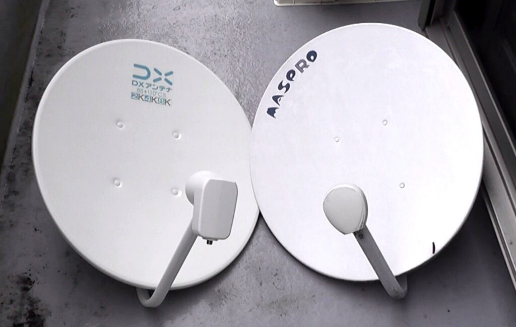 4K対応と4K非対応のアンテナを比較しても外観的な差はなさそう